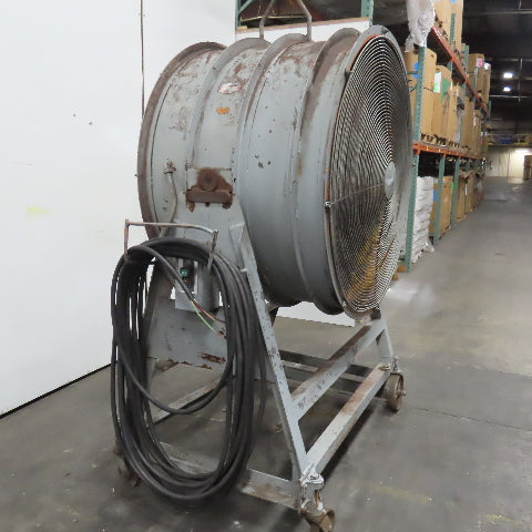 Aerovent 42" Industrial Air Mover Blower Drum Fan 230/460V 7-1/2Hp 1175RPM