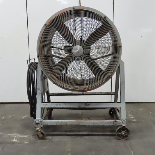 Aerovent 42" Industrial Air Mover Blower Drum Fan 230/460V7-1/2Hp 1175RPM