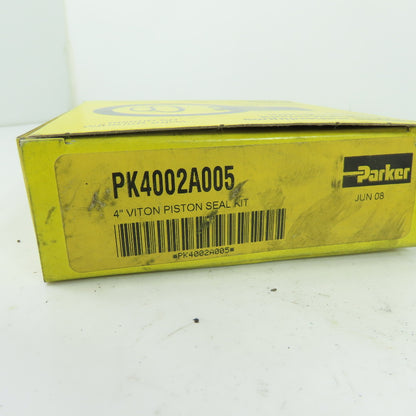 Parker PK4002A005 4" Viton Piston Seal Kit NEW