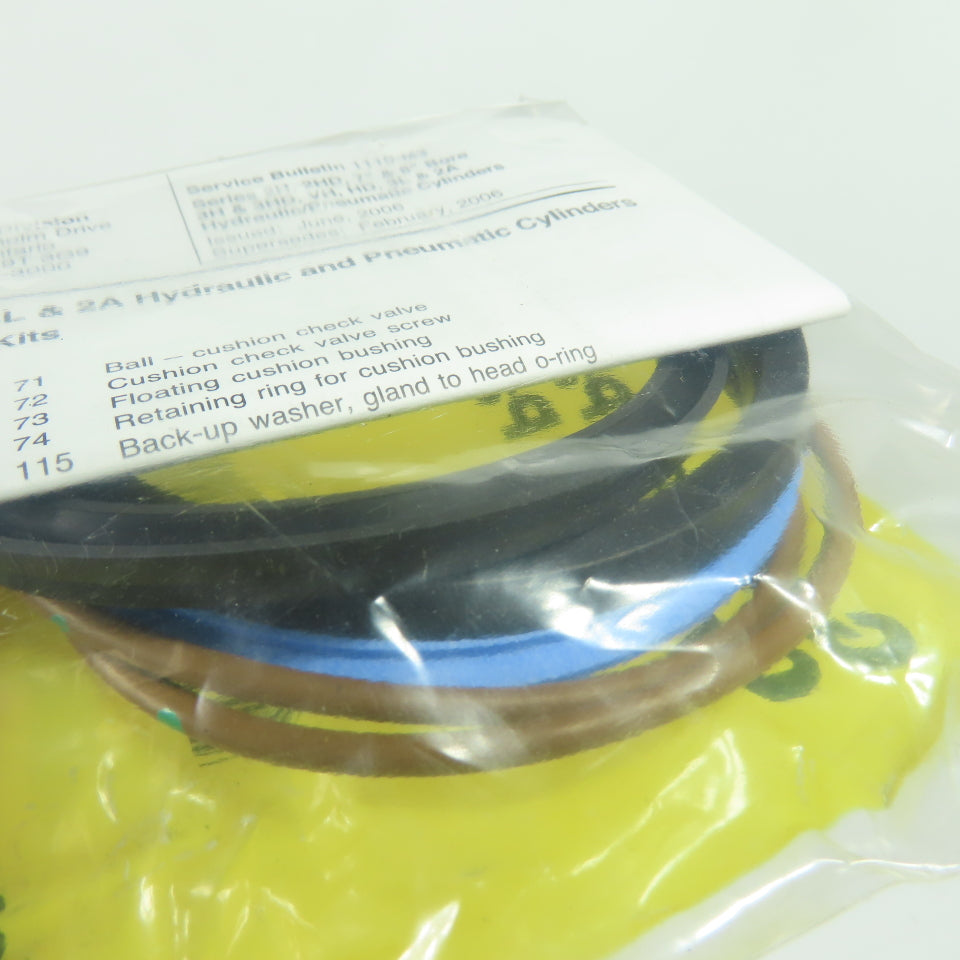 Parker PK4002A005 4" Viton Piston Seal Kit NEW