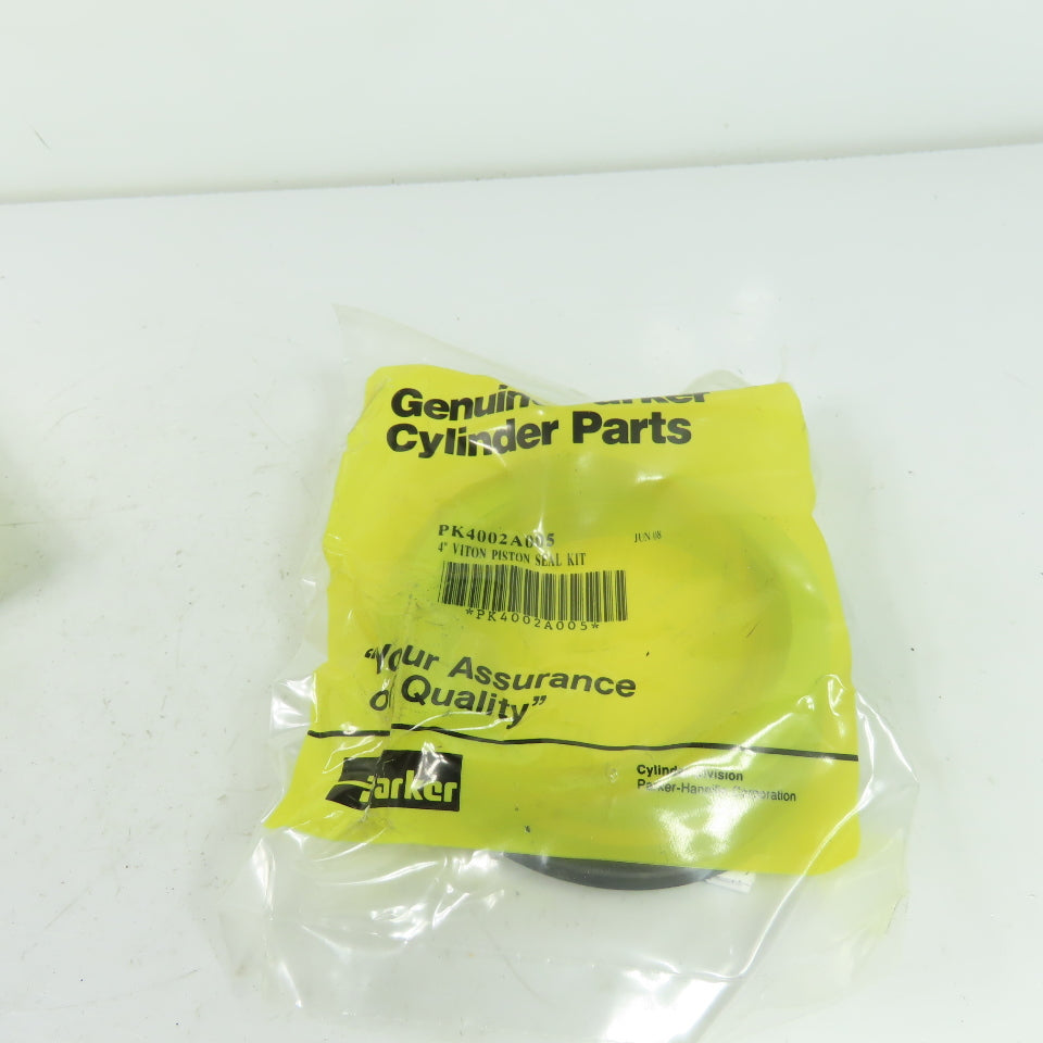 Parker PK4002A005 4" Viton Piston Seal Kit NEW