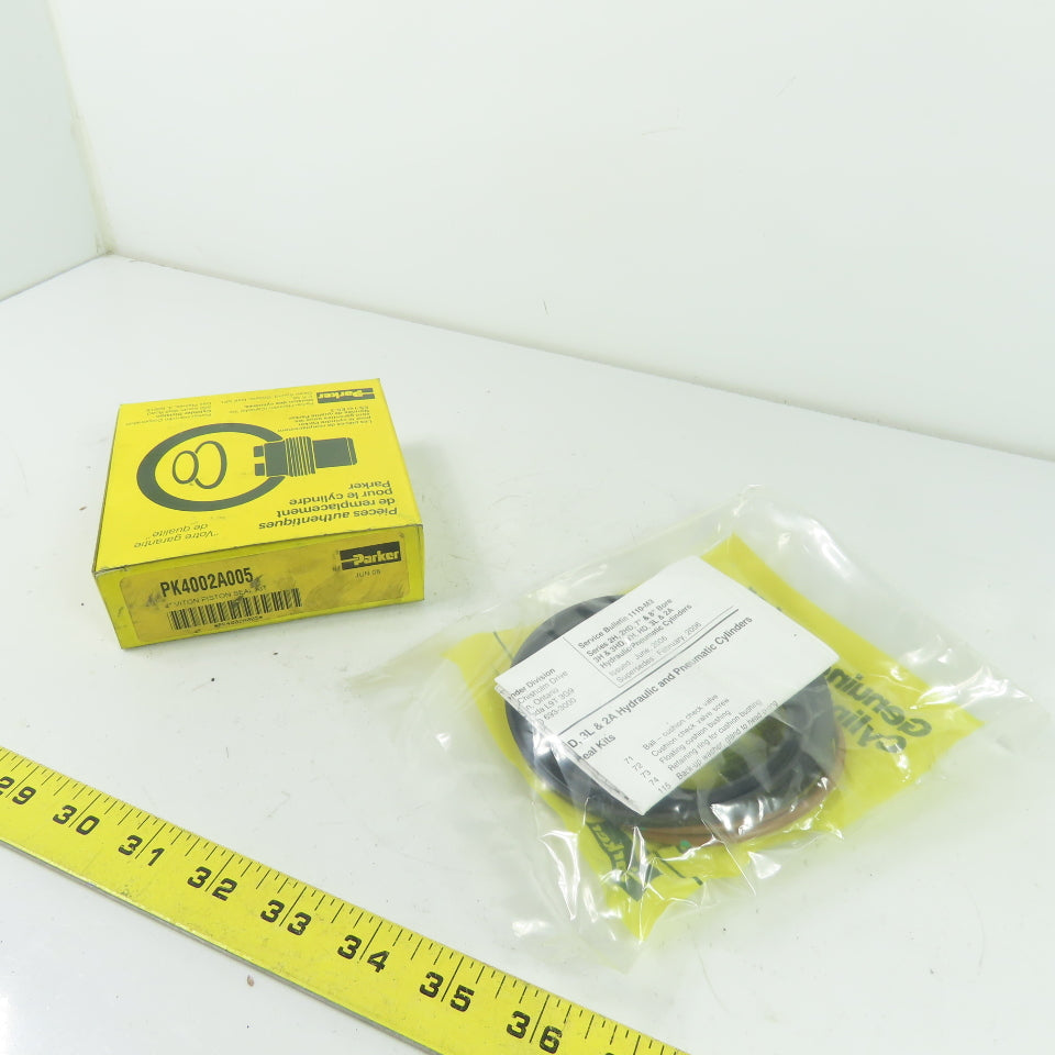 Parker PK4002A005 4" Viton Piston Seal Kit NEW