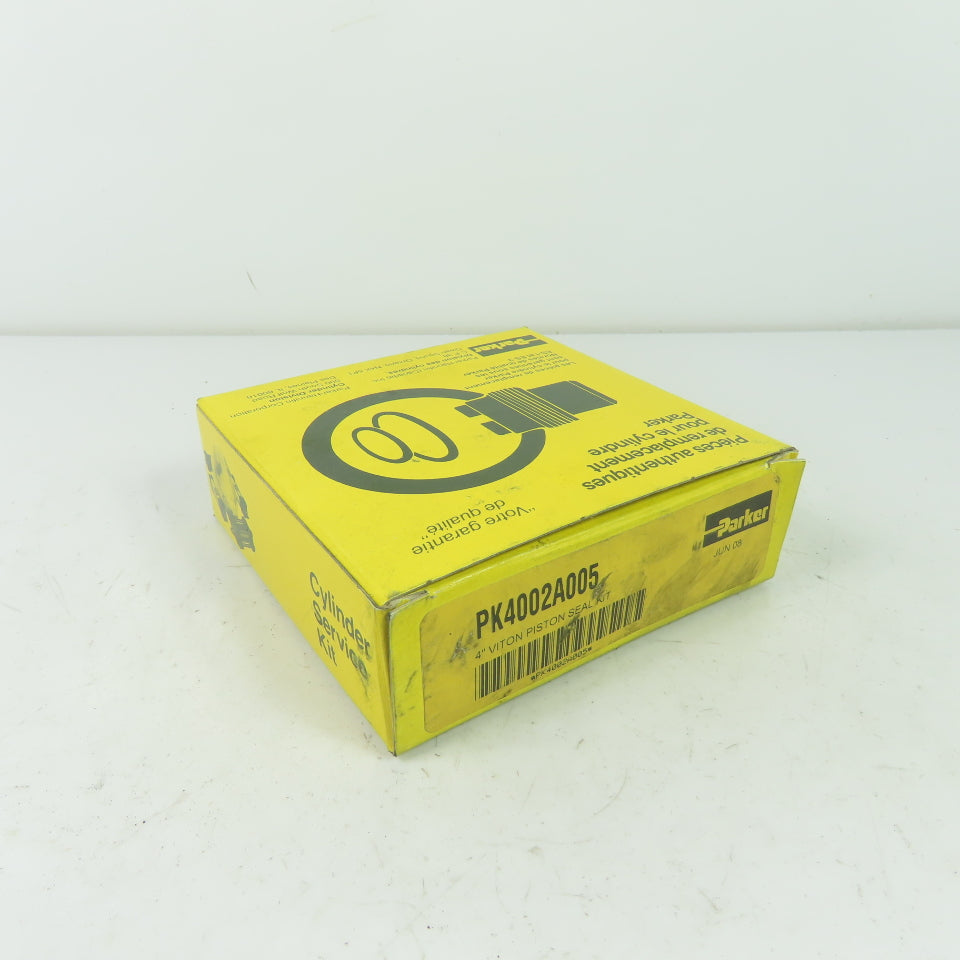 Parker PK4002A005 4" Viton Piston Seal Kit NEW
