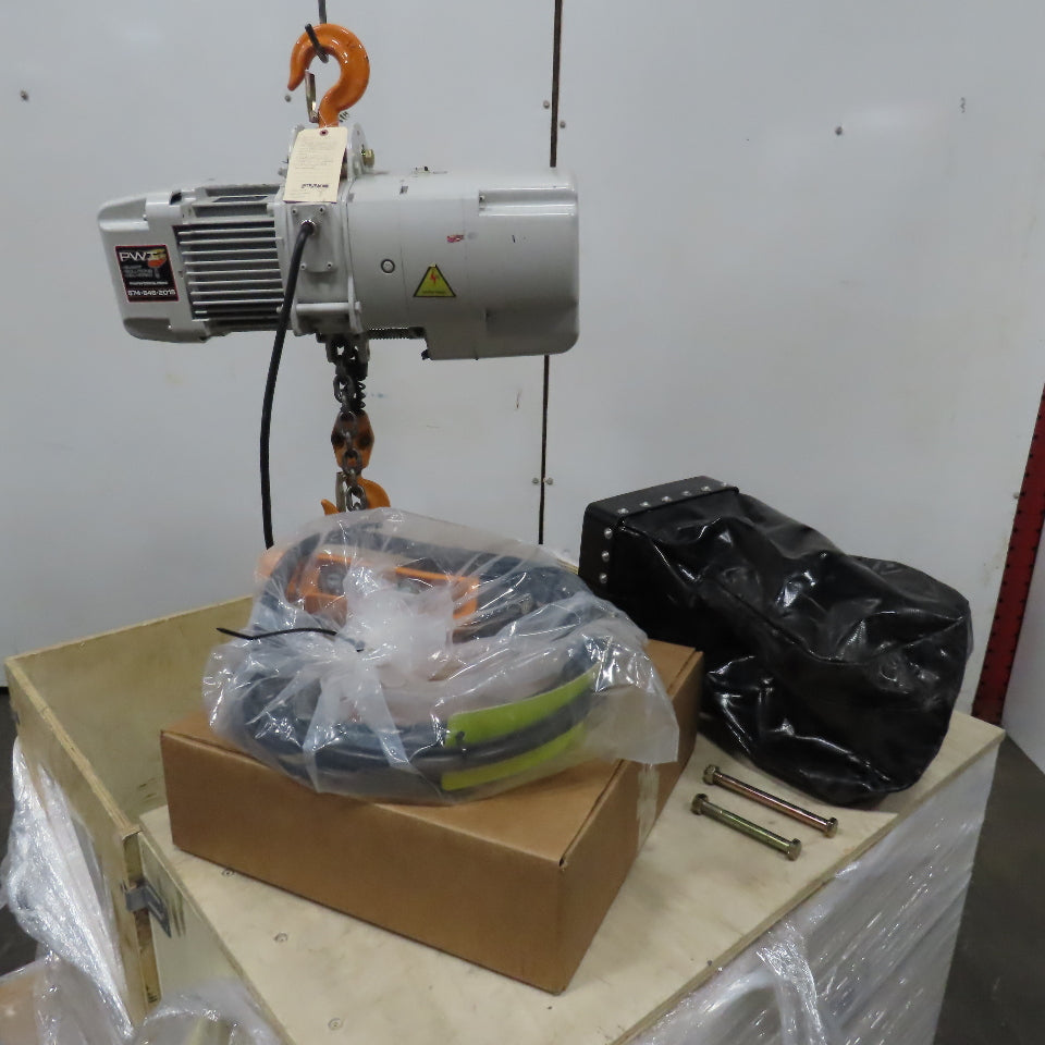 Starke STK2026 2 Ton Electric Chain Hoist 20' Lift 26FPM 230/460V 3Ph