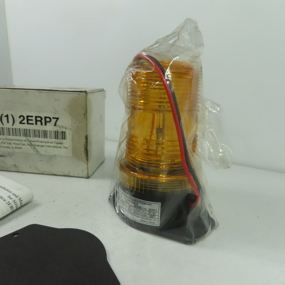 2ERP7 Amber Safety Strobe Light 12-80VDC 0.33A Type 4X