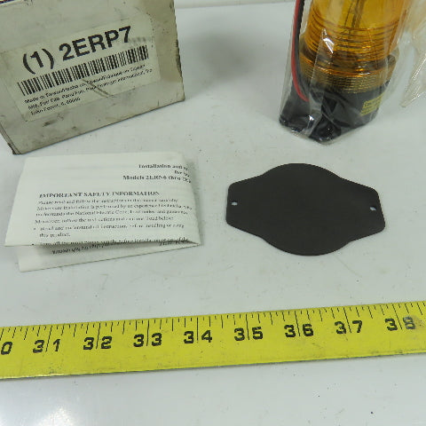 2ERP7 Amber Safety Strobe Light 12-80VDC 0.33A Type 4X