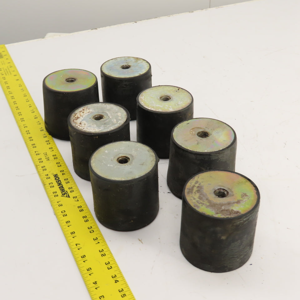 Kaeser Anti-Vibration Rubber Pads Machine Mount 4" x 4" From CS 121 Lot Of 7