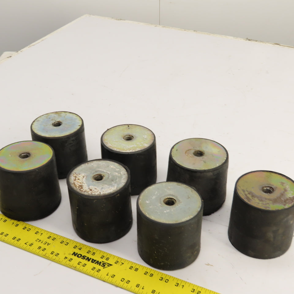 Kaeser Anti-Vibration Rubber Pads Machine Mount 4" x 4" From CS 121 Lot Of 7