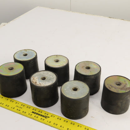 Kaeser Anti-Vibration Rubber Pads Machine Mount 4" x 4" From CS 121 Lot Of 7