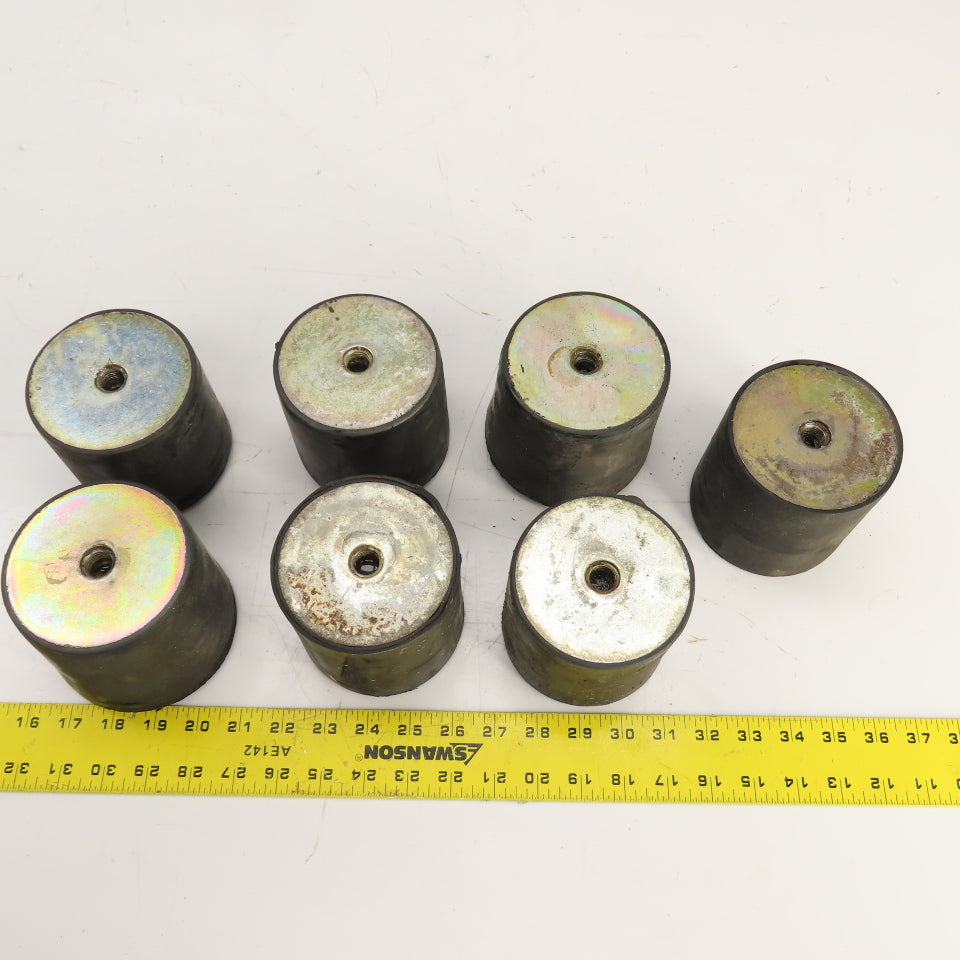 Kaeser Anti-Vibration Rubber Pads Machine Mount 4" x 4" From CS 121 Lot Of 7