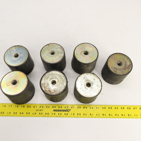 Kaeser Anti-Vibration Rubber Pads Machine Mount 4" x 4" From CS 121 Lot Of 7