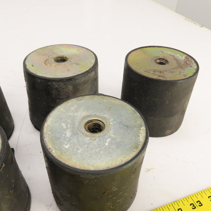 Kaeser Anti-Vibration Rubber Pads Machine Mount 4" x 4" From CS 121 Lot Of 7