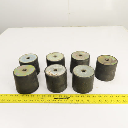 Kaeser Anti-Vibration Rubber Pads Machine Mount 4" x 4" From CS 121 Lot Of 7