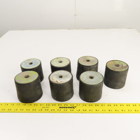 Kaeser Anti-Vibration Rubber Pads Machine Mount 4" x 4" From CS 121 Lot Of 7