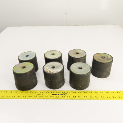 Kaeser Anti-Vibration Rubber Pads Machine Mount 4" x 4" From CS 121 Lot Of 7