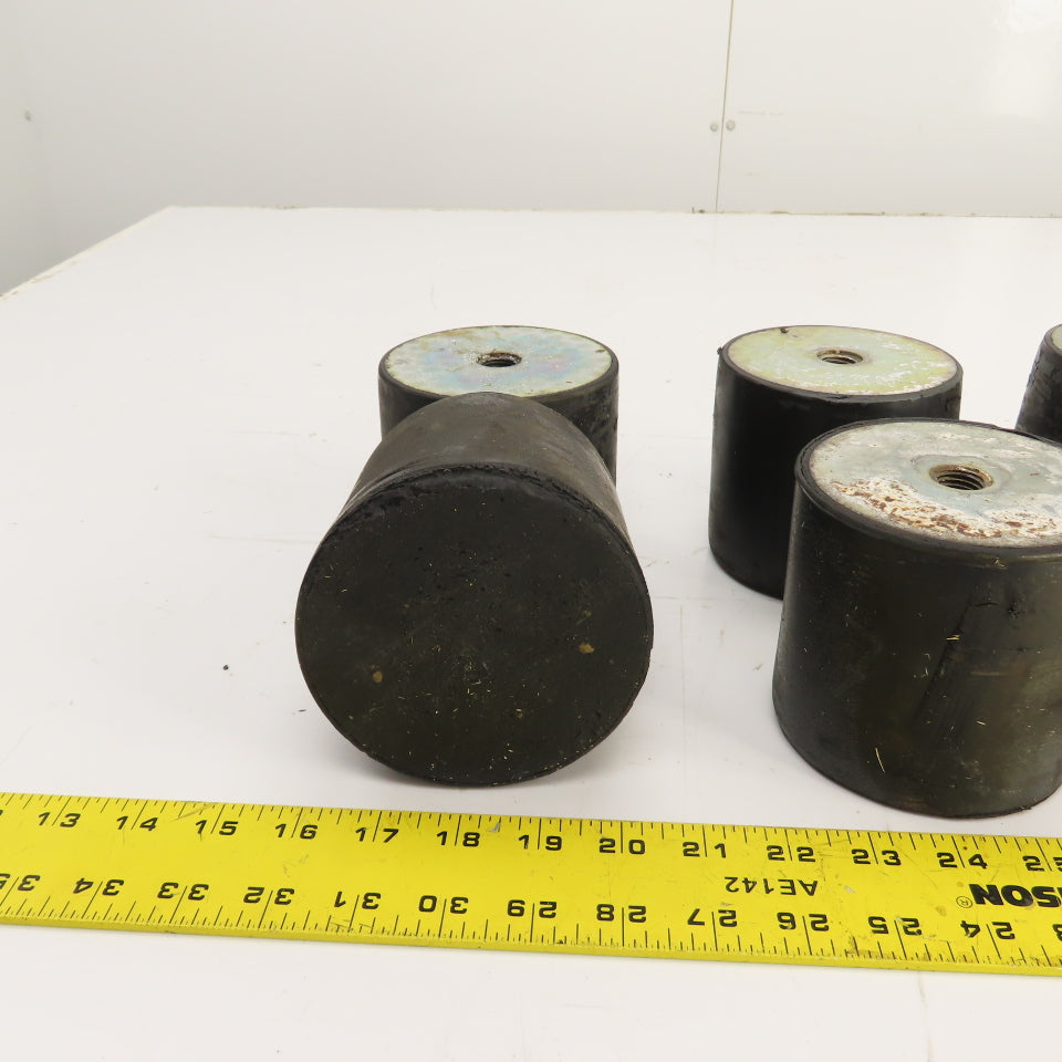 Kaeser Anti-Vibration Rubber Pads Machine Mount 4" x 4" From CS 121 Lot Of 7