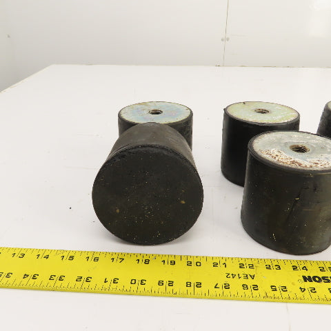 Kaeser Anti-Vibration Rubber Pads Machine Mount 4" x 4" From CS 121 Lot Of 7