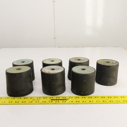 Kaeser Anti-Vibration Rubber Pads Machine Mount 4" x 4" From CS 121 Lot Of 7