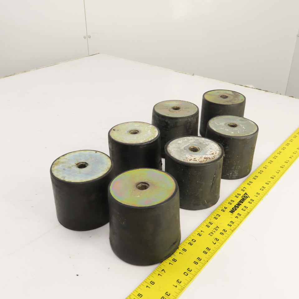 Kaeser Anti-Vibration Rubber Pads Machine Mount 4" x 4" From CS 121 Lot Of 7