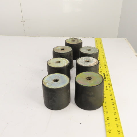 Kaeser Anti-Vibration Rubber Pads Machine Mount 4" x 4" From CS 121 Lot Of 7