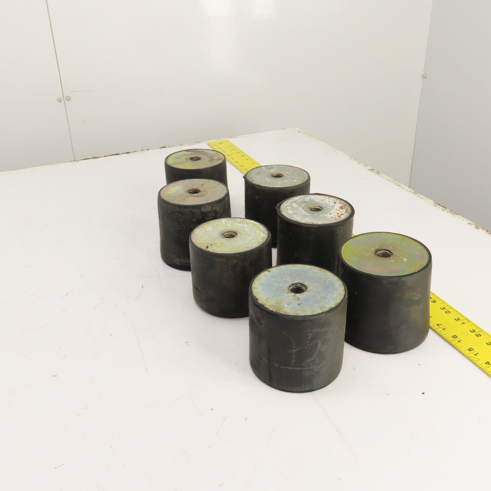Kaeser Anti-Vibration Rubber Pads Machine Mount 4" x 4" From CS 121 Lot Of 7