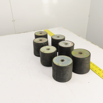 Kaeser Anti-Vibration Rubber Pads Machine Mount 4" x 4" From CS 121 Lot Of 7