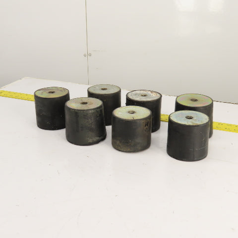 Kaeser Anti-Vibration Rubber Pads Machine Mount 4" x 4" From CS 121 Lot Of 7