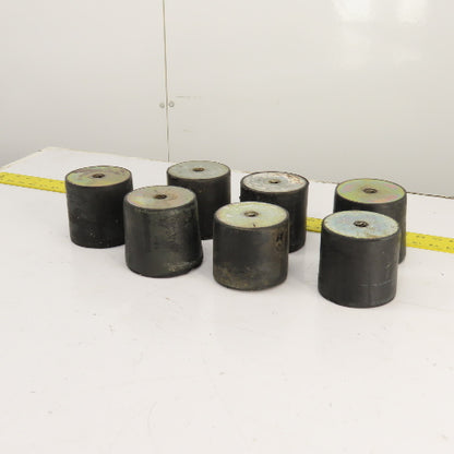 Kaeser Anti-Vibration Rubber Pads Machine Mount 4" x 4" From CS 121 Lot Of 7