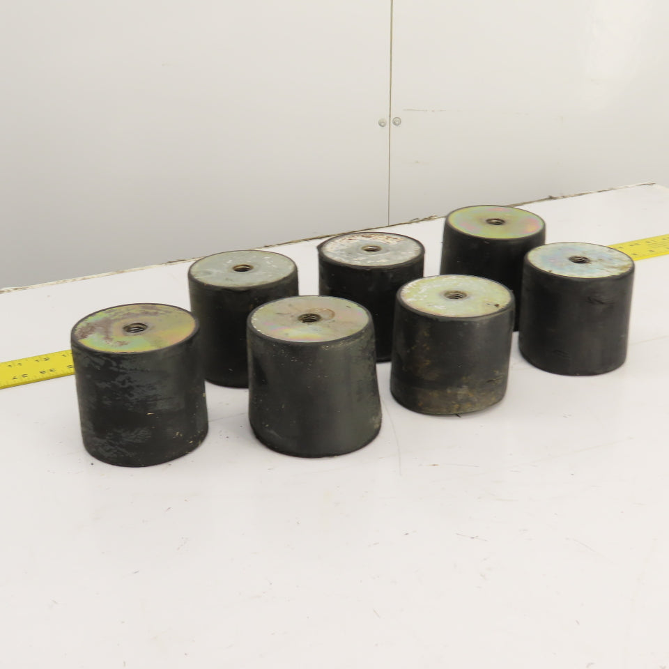 Kaeser Anti-Vibration Rubber Pads Machine Mount 4" x 4" From CS 121 Lot Of 7