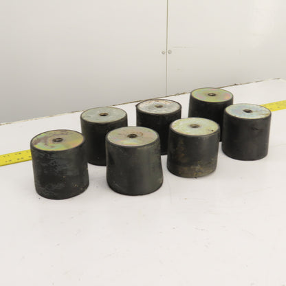 Kaeser Anti-Vibration Rubber Pads Machine Mount 4" x 4" From CS 121 Lot Of 7
