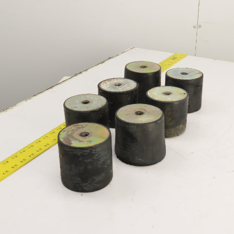 Kaeser Anti-Vibration Rubber Pads Machine Mount 4" x 4" From CS 121 Lot Of 7