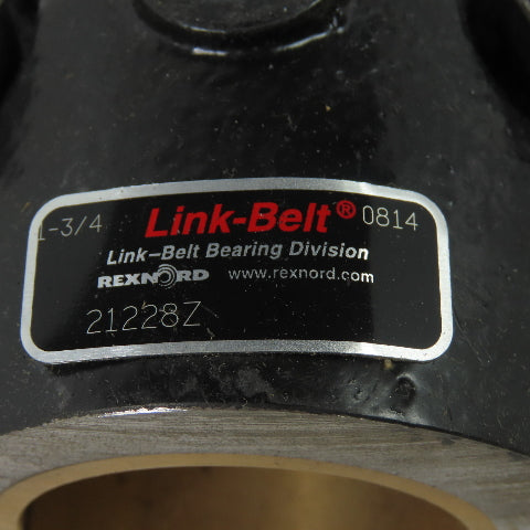 Link-Belt Rexnord 21228Z 1-3/4" 2-Bolt Pillow Block Sleeve Bearing