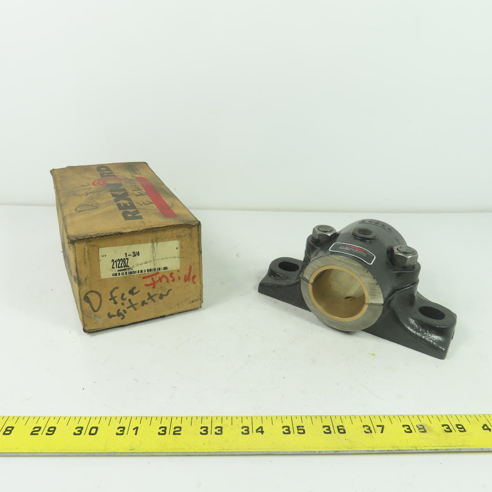 Link-Belt Rexnord 21228Z 1-3/4" 2-Bolt Pillow Block Sleeve Bearing