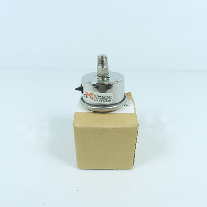 PM15C1C8L18BV2 1-1/2" Stainless Steel Pressure Gauge 0-100PSI 0-700KPA 1/8" CBM
