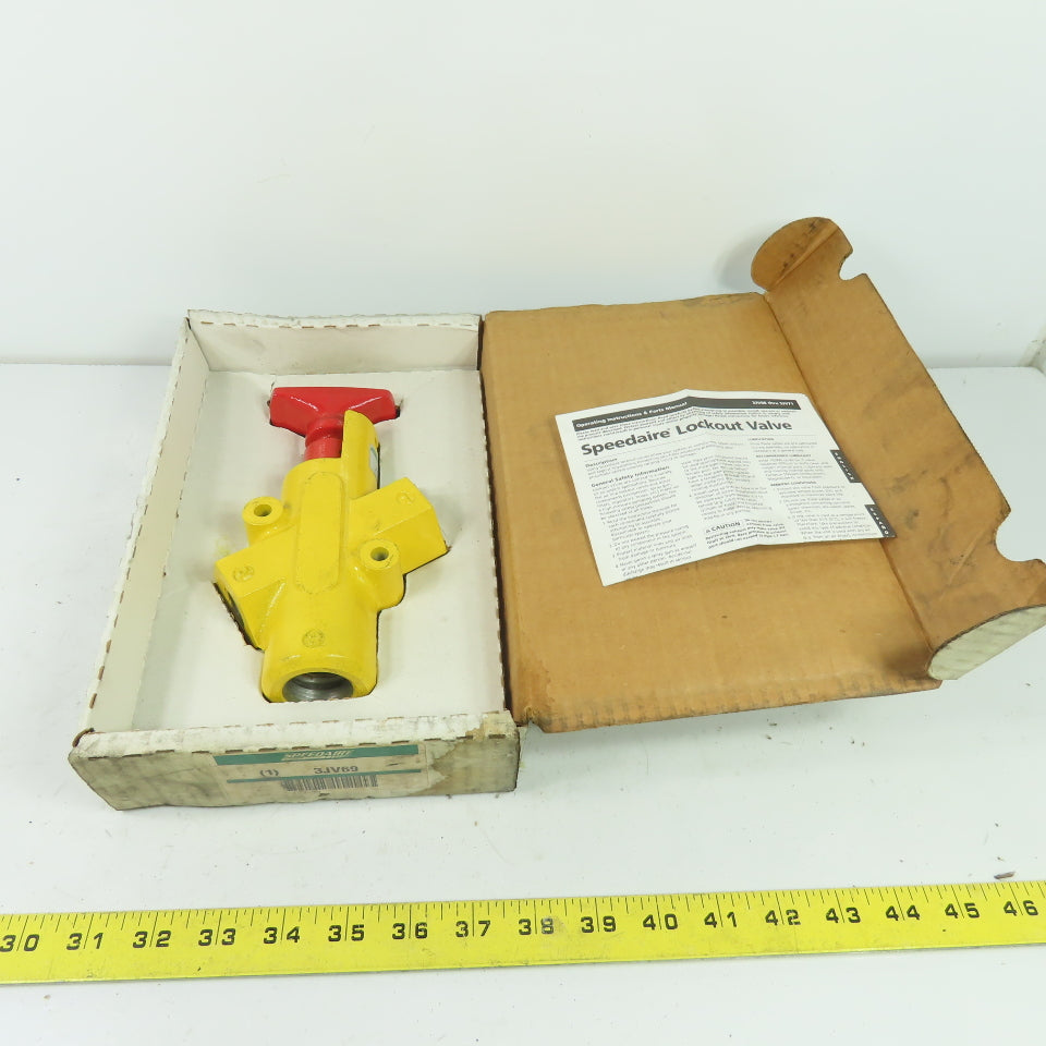 Speedaire 3JV69 Lockout Valve 250PSI Max NEW