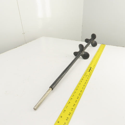 6" OD x 36" OAL Sewage Agitator Stirrer Mixer Impellor 3-Blades 5/8" Shaft