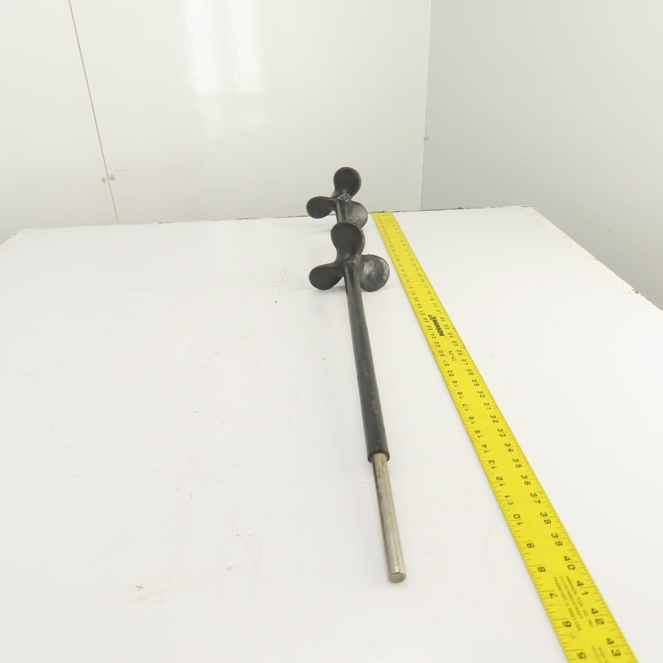 6" OD x 36" OAL Sewage Agitator Stirrer Mixer Impellor 3-Blades 5/8" Shaft