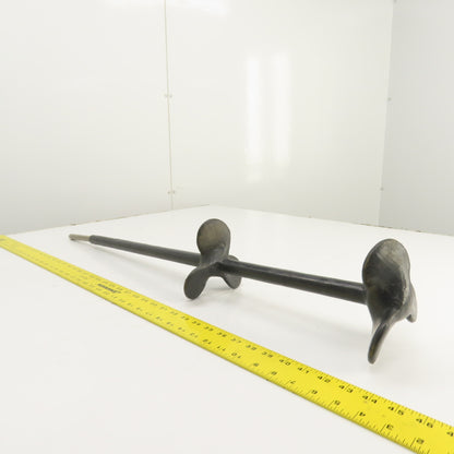 6" OD x 36" OAL Sewage Agitator Stirrer Mixer Impellor 3-Blades 5/8" Shaft