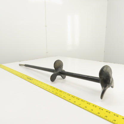 6" OD x 36" OAL Sewage Agitator Stirrer Mixer Impellor 3-Blades 5/8" Shaft