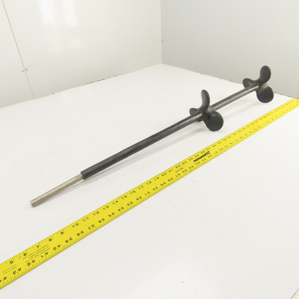 6" OD x 36" OAL Sewage Agitator Stirrer Mixer Impellor 3-Blades 5/8" Shaft