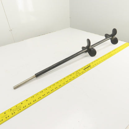 6" OD x 36" OAL Sewage Agitator Stirrer Mixer Impellor 3-Blades 5/8" Shaft