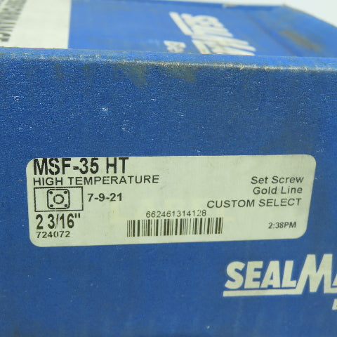 Sealmaster MSF-35 HT 2-3/16" High Temp 4-Bolt Flange-Mount Ball Bearing SetScrew