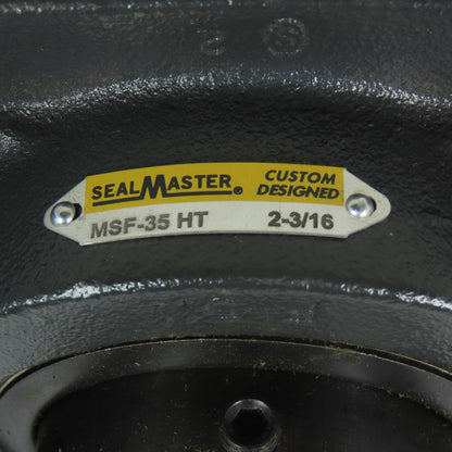 Sealmaster MSF-35 HT 2-3/16" High Temp 4-Bolt Flange-Mount Ball Bearing SetScrew