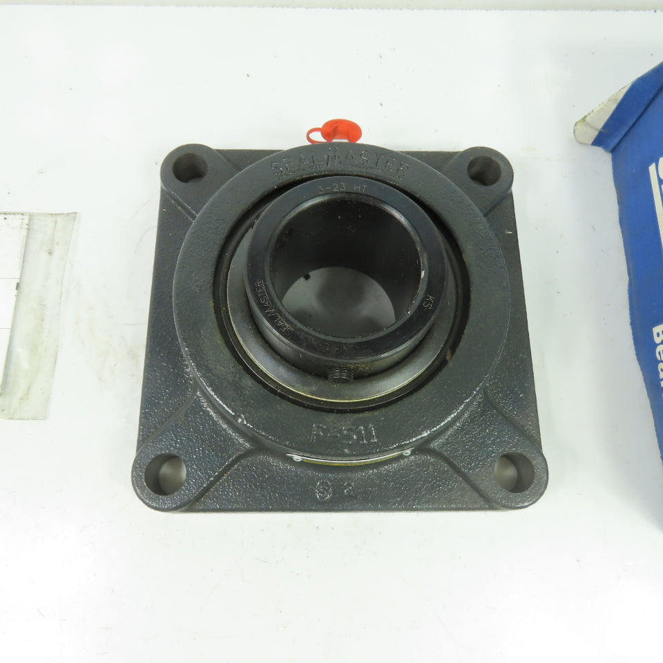Sealmaster MSF-35 HT 2-3/16" High Temp 4-Bolt Flange-Mount Ball Bearing SetScrew