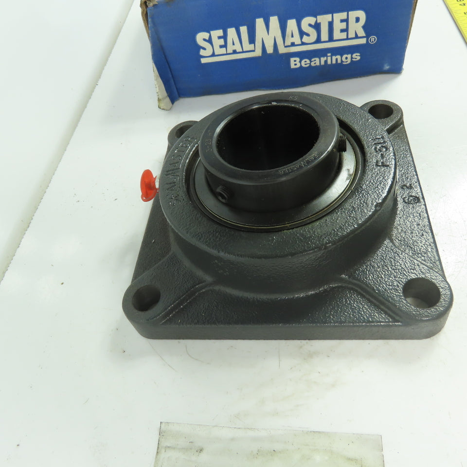 Sealmaster MSF-35 HT 2-3/16" High Temp 4-Bolt Flange-Mount Ball Bearing SetScrew