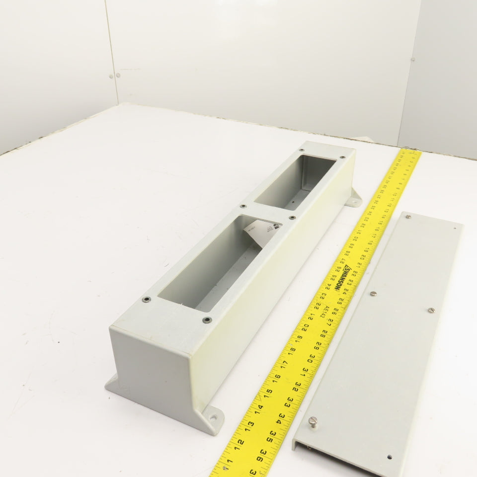 Hoffman F-4424FG 24" x 4" x 4" Fiberglass Wiring Trough NEMA Type 12, 3R NEW