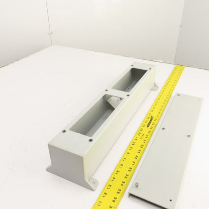 Hoffman F-4424FG 24" x 4" x 4" Fiberglass Wiring Trough NEMA Type 12, 3R NEW