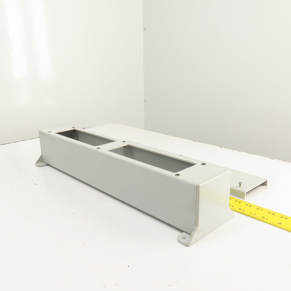 Hoffman F-4424FG 24" x 4" x 4" Fiberglass Wiring Trough NEMA Type 12, 3R NEW