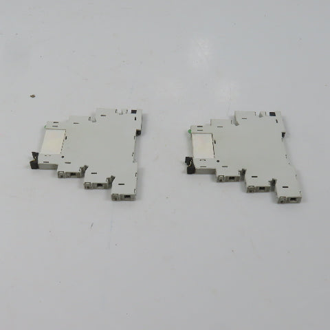 Allen Bradley 700-HLT1U* Ser A Terminal Block Relay W/ 700-TBR24 Lot Of 2