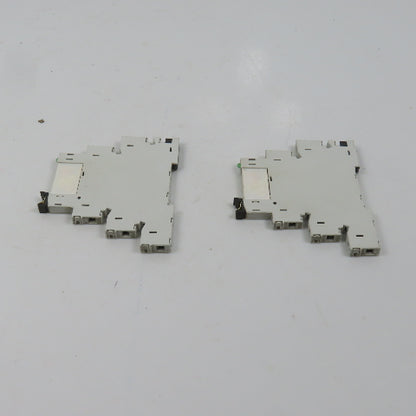 Allen Bradley 700-HLT1U* Ser A Terminal Block Relay W/ 700-TBR24 Lot Of 2